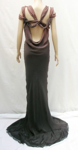 Rare Tom Ford For Gucci Gradated Silk Dress Size It44/uk12 Fits It42/uk10 Also