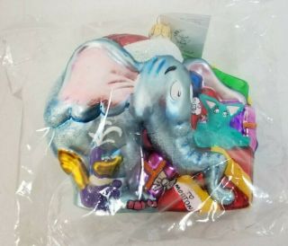 Radko 1997 Dr Seuss Horton And Whozits Vintage Horton Elephant 97 - Sus - 02 W Box