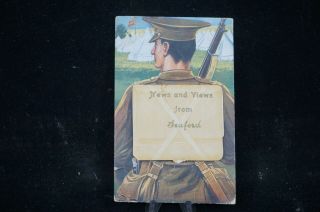 Ww1 British Bef News And Views From Seaford Novelty Postcard