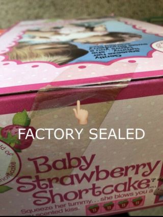 Strawberry Shortcake Blow Kiss Baby Vintage MIB 4