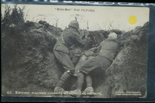 Ww1 British Souvenir Paper Postcard,  Daily Mail War Pictures.