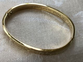 1970 Charles Revson Love Bracelet Aldo Cipullo Cartier Design 18K Gold GEP Minty 8