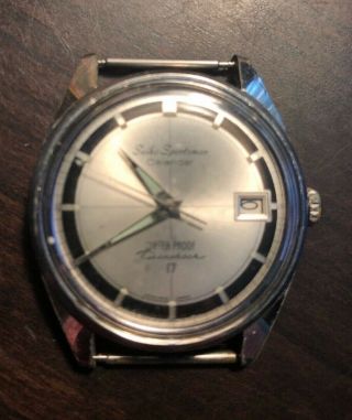 Rare Vintage Seiko Sportsman Calendar Waterproof Diashock 17 Wristwatch 2