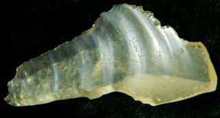 An Ancient Aaa Translucent Tool Made From Libyan Desert Glass Egypt 5.  53gr E