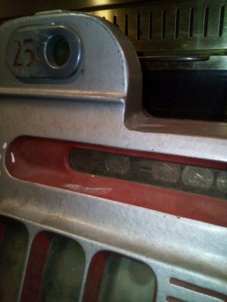 Antique Mills 25 cent Black Cherry Slot Machine Repair or Parts 5