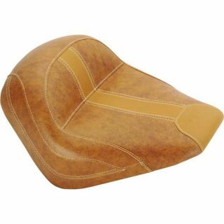 Mustang Vintage Solo Seat With Leather Insert - 75372