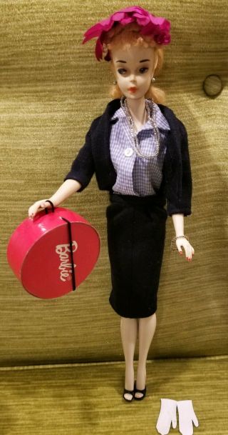 Vintage Barbie 2/ 3 T.  M.  Blonde Ponytail 916 The Commuter & Blk Solo
