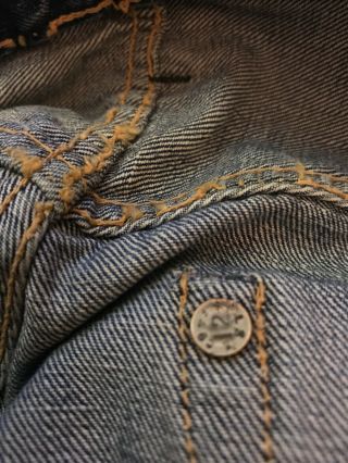 Vintage 50’s Levis 501 Jerky Tag/ Hidden Rivets Big E Redline Jeans - 29 X 26 11