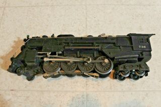 Lionel 736 2 - 8 - 4 Berkshire Steam Locomotive Runs Well Vintage