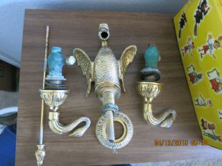 Phylrich Spain Gold Plated Swan Faucet Sink Fixture,