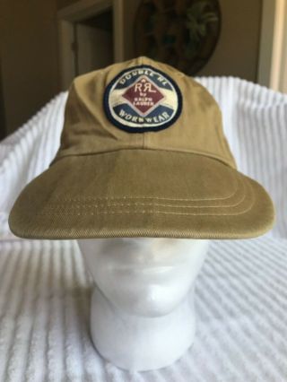RRL Ralph Lauren Vintage Workwear Hat from 1993 2