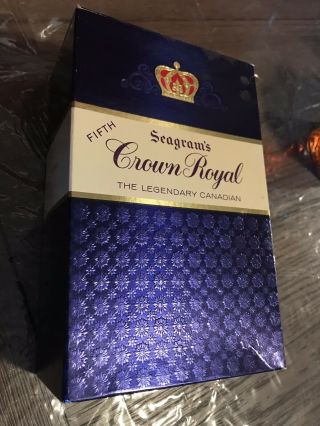 Crown Royal Vintage 1966 Rare Still .  ”EMPTY” Bottle 7