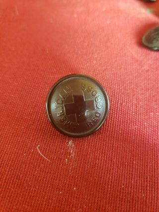 Us Ww1 Red Cross Buttons 3