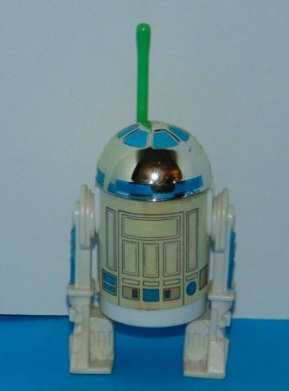 R2 - D2 with pop - up Lightsaber,  vintage Star Wars action figure,  100 3