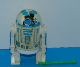 R2 - D2 with pop - up Lightsaber,  vintage Star Wars action figure,  100 8