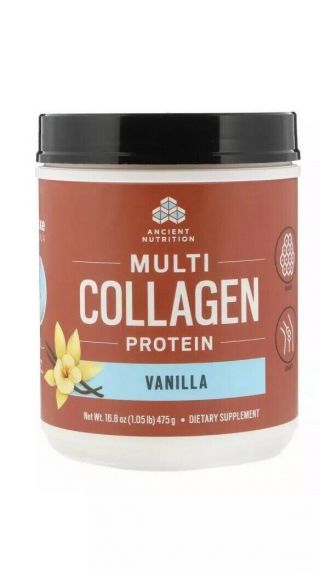 Ancient Nutrition Multi Collagen Protein Powder,  Vanilla Flavor - 45 Servings