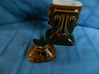 Vintage Disney ' s Polynesian Resort Tiki Mug with Lid 6