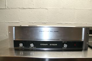 Vintage Crown D150a Home Audio Stereo Power Amplifier Amp