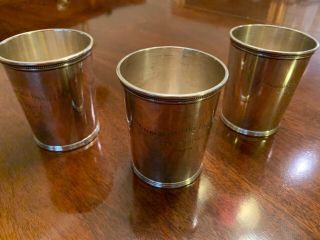 Mark Scearce Julep Cups Presidential Stamp Dde With Keeneland Race Course