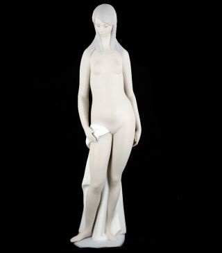 Vintage Lladro Matte Full Sized Nude Woman Figurine Statue J - 9a 18.  5 "