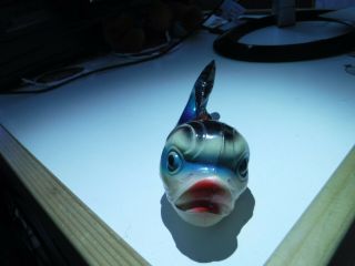 VINTAGE RARE FISH WHALE DOLPHIN MADE USA CELLULOID Excelllent Conditio 3