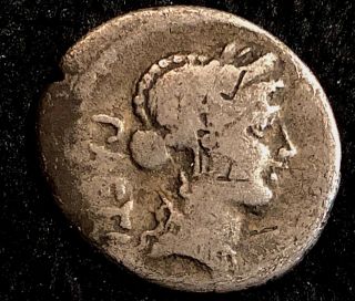 Considius Paetus 46bc Ancient Roman Silver Denarius Victory In Quadriga 3.  34g