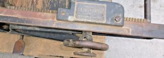 Vintage Veneer Cutter Sheer Old Classic Wood Shape Industrial Antique 4