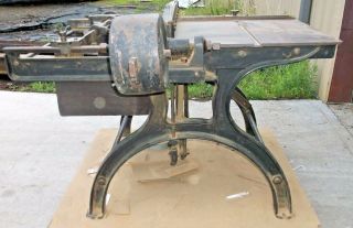 Vintage Veneer Cutter Sheer Old Classic Wood Shape Industrial Antique 6