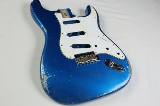 Mjt Official Custom Vintage Age Nitro Guitar Body By Mark Jenny Vts Placid Blue