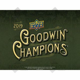 All Ancient Currencies - 2019 Ud Goodwin Champions 8 - Box Inner Case Break