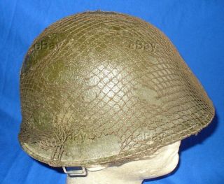 Ww2 M1 Pot Helmet Schlueter Front Seam Fs Sb Liner Net Wwii Steel Westinghouse