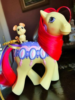 Vtg G1 My Little Pony Merry Go Round Diamond Dreams - Rare Carousel Pony,  Nmint