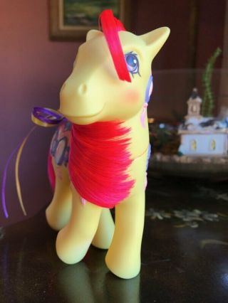 Vtg G1 My Little Pony Merry Go Round DIAMOND DREAMS - RARE Carousel Pony,  Nmint 5