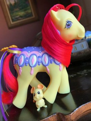 Vtg G1 My Little Pony Merry Go Round DIAMOND DREAMS - RARE Carousel Pony,  Nmint 6