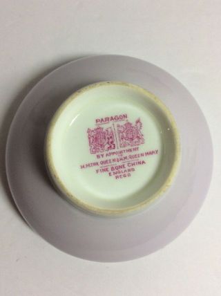 Set Of 2 Antique Paragon Porcelain Tea Bowls Cups /Orchard 5