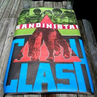 The Clash Sandinista Vintage Promo Subway Poster 1981 Ultra Rare 34x48