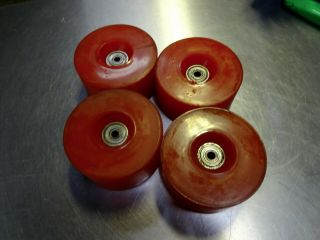 Vintage Skateboard wheels UFO HUGE Downhill Bombers 70 ' s 5