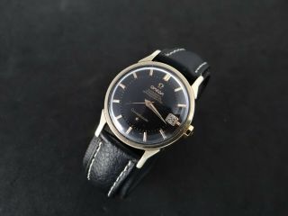 VINTAGE OMEGA CONSTELLATION PIE PAN GOLD & STEEL AUTOMATIC CAL 561 10