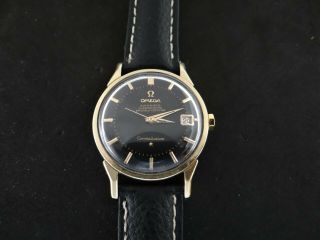 VINTAGE OMEGA CONSTELLATION PIE PAN GOLD & STEEL AUTOMATIC CAL 561 12