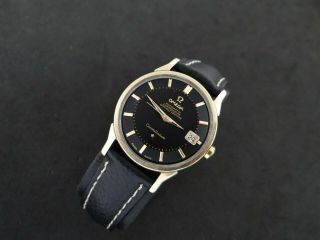 Vintage Omega Constellation Pie Pan Gold & Steel Automatic Cal 561