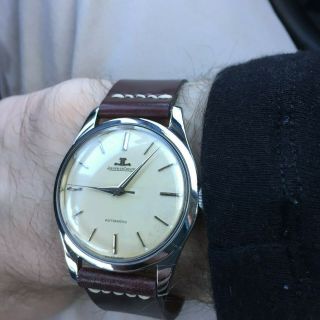 Jaeger LeCoultre vintage 1960s E385,  dauphine hands,  K880 automatic per Geomatic 6