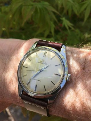 Jaeger LeCoultre vintage 1960s E385,  dauphine hands,  K880 automatic per Geomatic 7