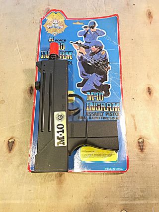 Rare Vintage 1980 M - 11 Toy Gun On Package Board