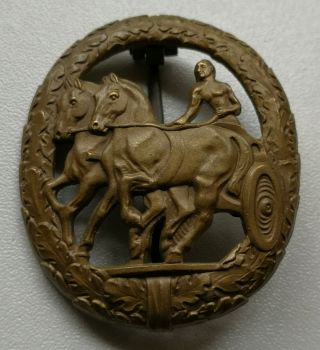 German Ww 2 Badge - Fahrerabzeichen - Bronze