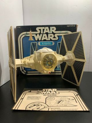 Vintage Star Wars Imperial Tie Fighter Complete With Blue Box