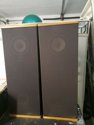 Vintage DCM Time Frame TF 250 Speakers.  consequently serial numbers. 2