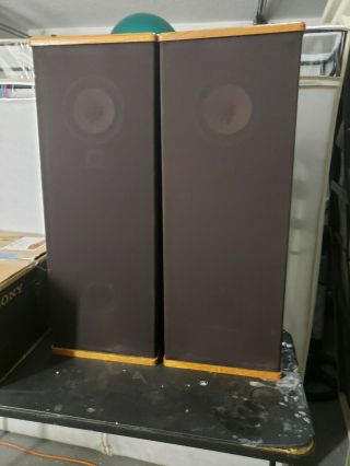 Vintage DCM Time Frame TF 250 Speakers.  consequently serial numbers. 3