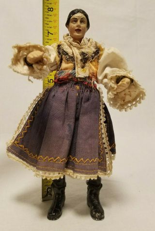 Vintage Female Swiss 1920 - 1930 Bucherer Saba Doll