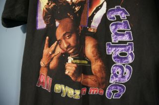 Vintage 2Pac Tupac Shakur All Eyez On Me Dear Mama Me Against The World T Shirt 9