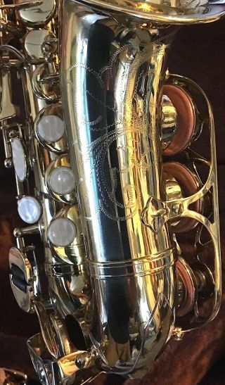 VINTAGE CURVED SOPRANO SAXOPHONE UNMARKED RECENTLY LISTED 10